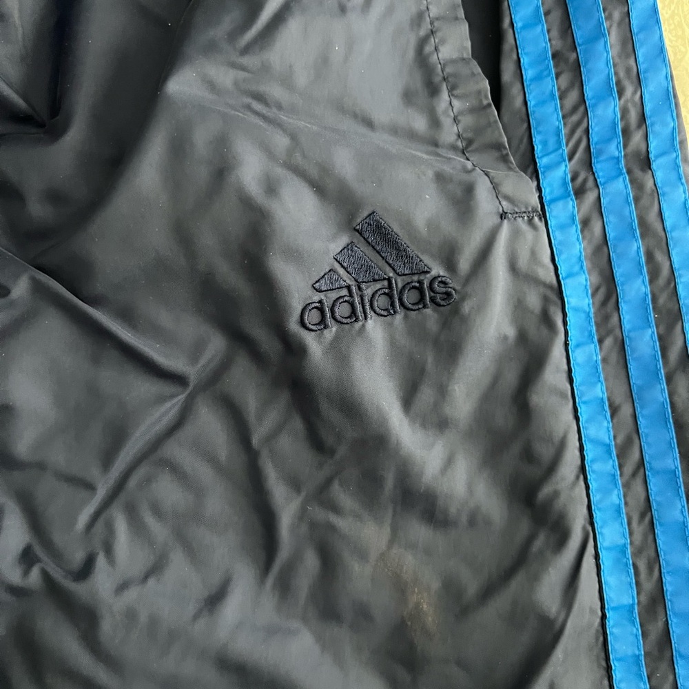 Adidas Black and Blue Track Pants